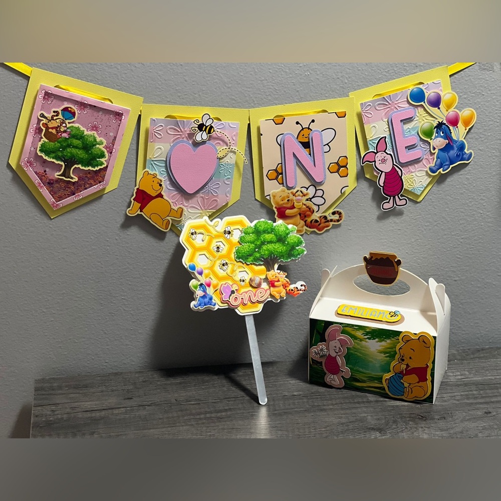 Party Winnie Pooh handmade Set